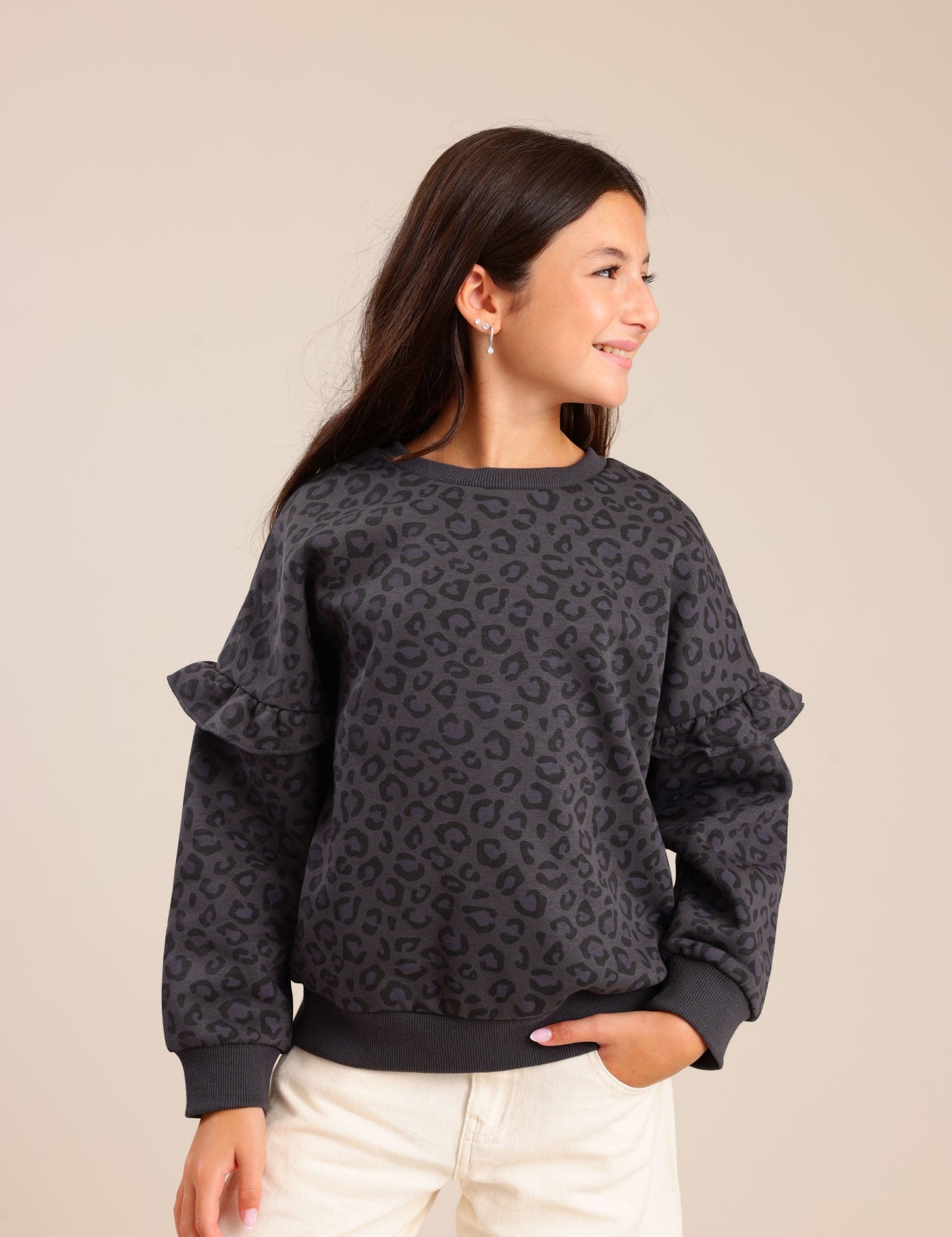 FOX בנות פוטרים פוטר עם הדפס פוטר עם הדפס