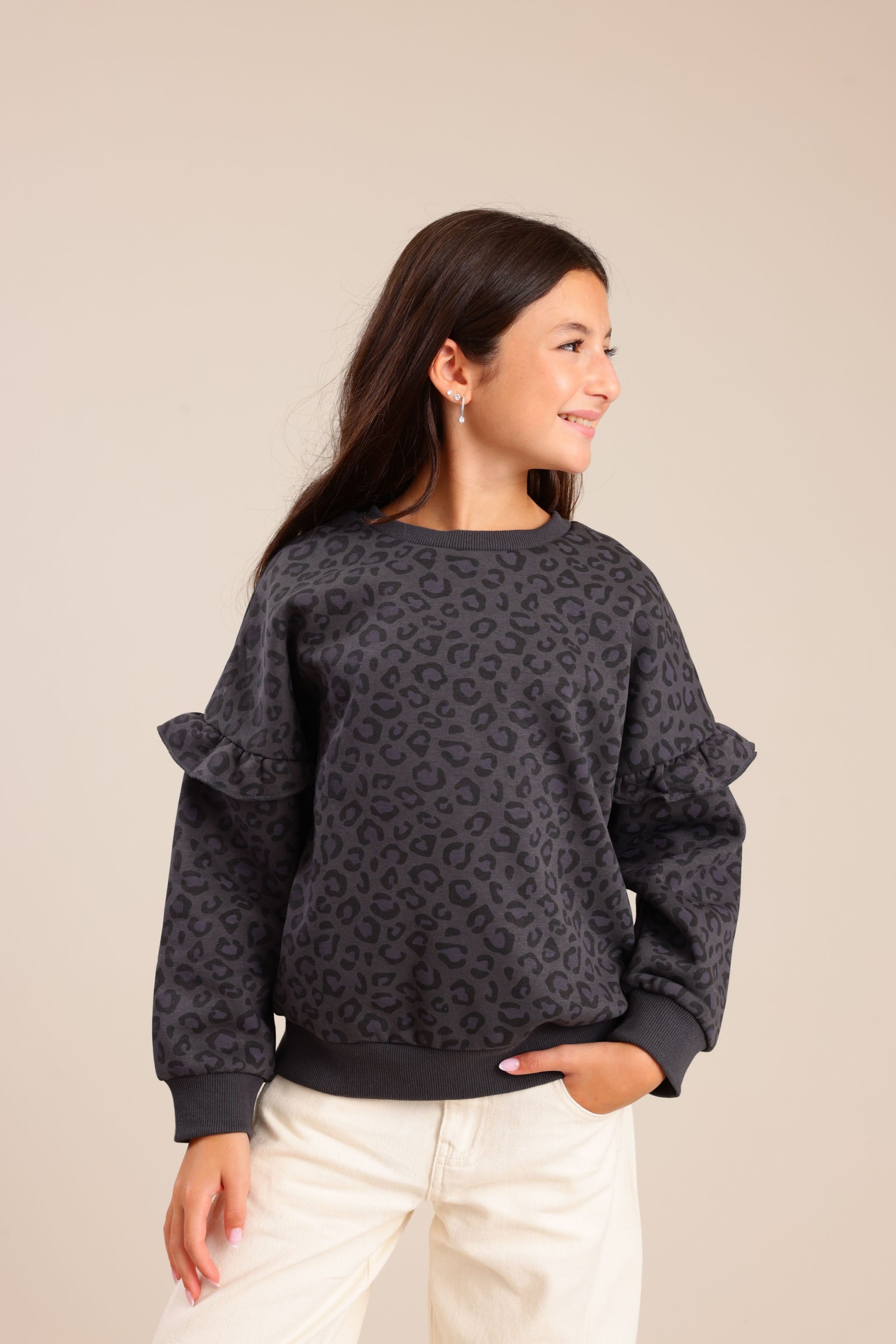 FOX בנות פוטרים פוטר עם הדפס פוטר עם הדפס