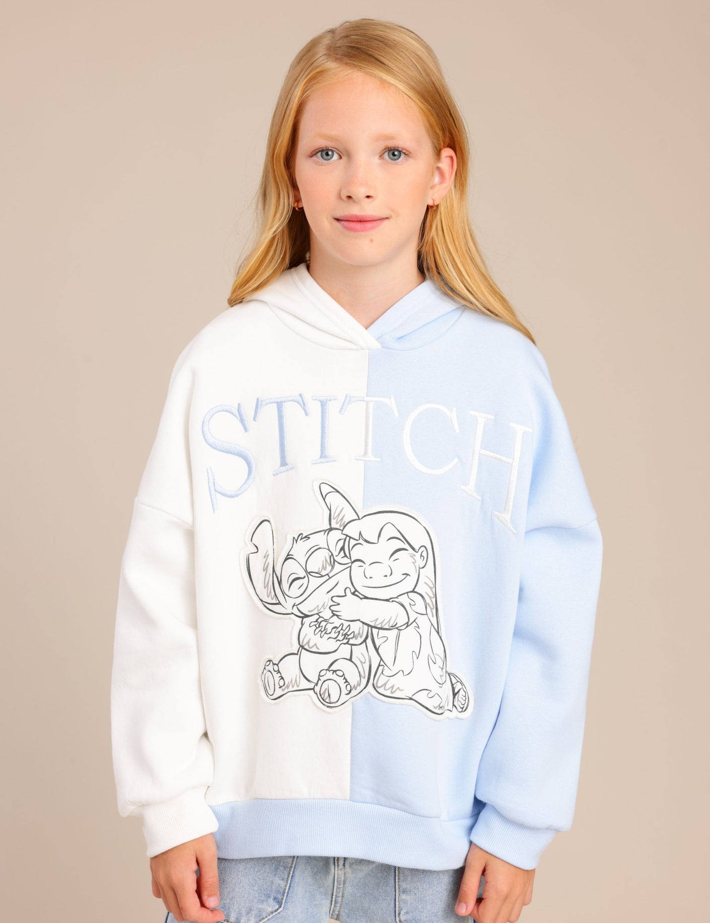 FOX בנות פוטרים קפוצ'ון פוטר ממותג סטיץ' קפוצ'ון פוטר ממותג סטיץ'