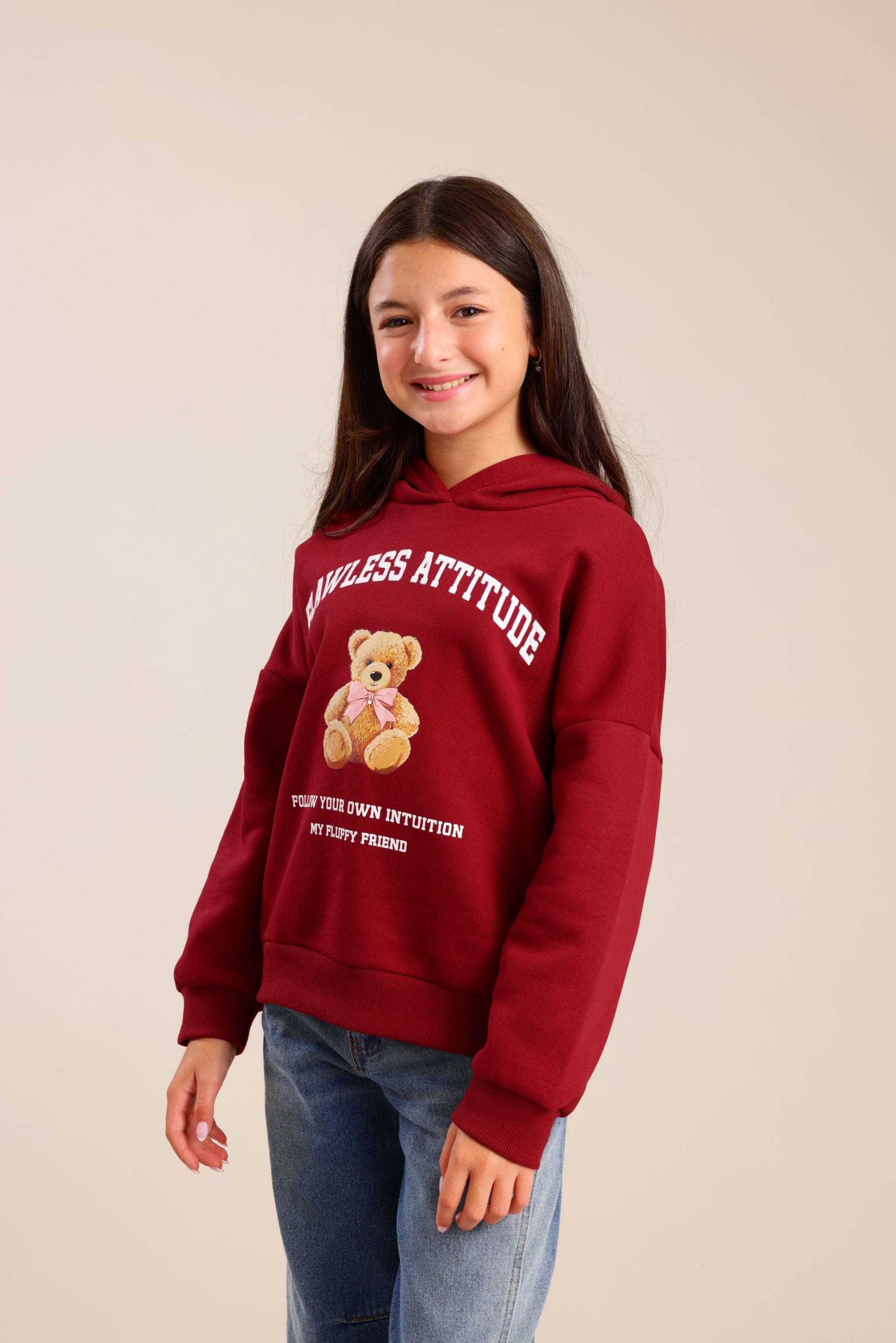 FOX בנות פוטרים פוטר עם הדפס פוטר עם הדפס