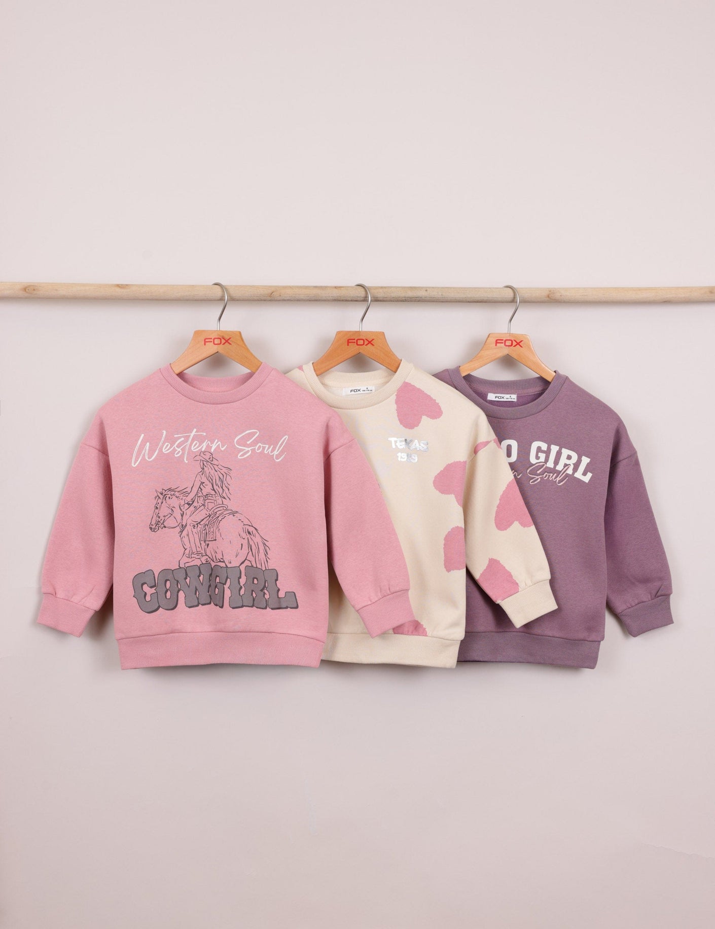 FOX בנות פוטרים מארז 3 פוטרים מארז 3 פוטרים