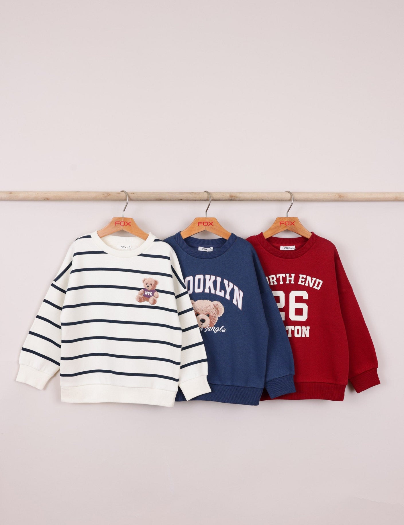 FOX FOX פוטרים פוטר עם דפוס 3PP פוטר עם דפוס 3PP