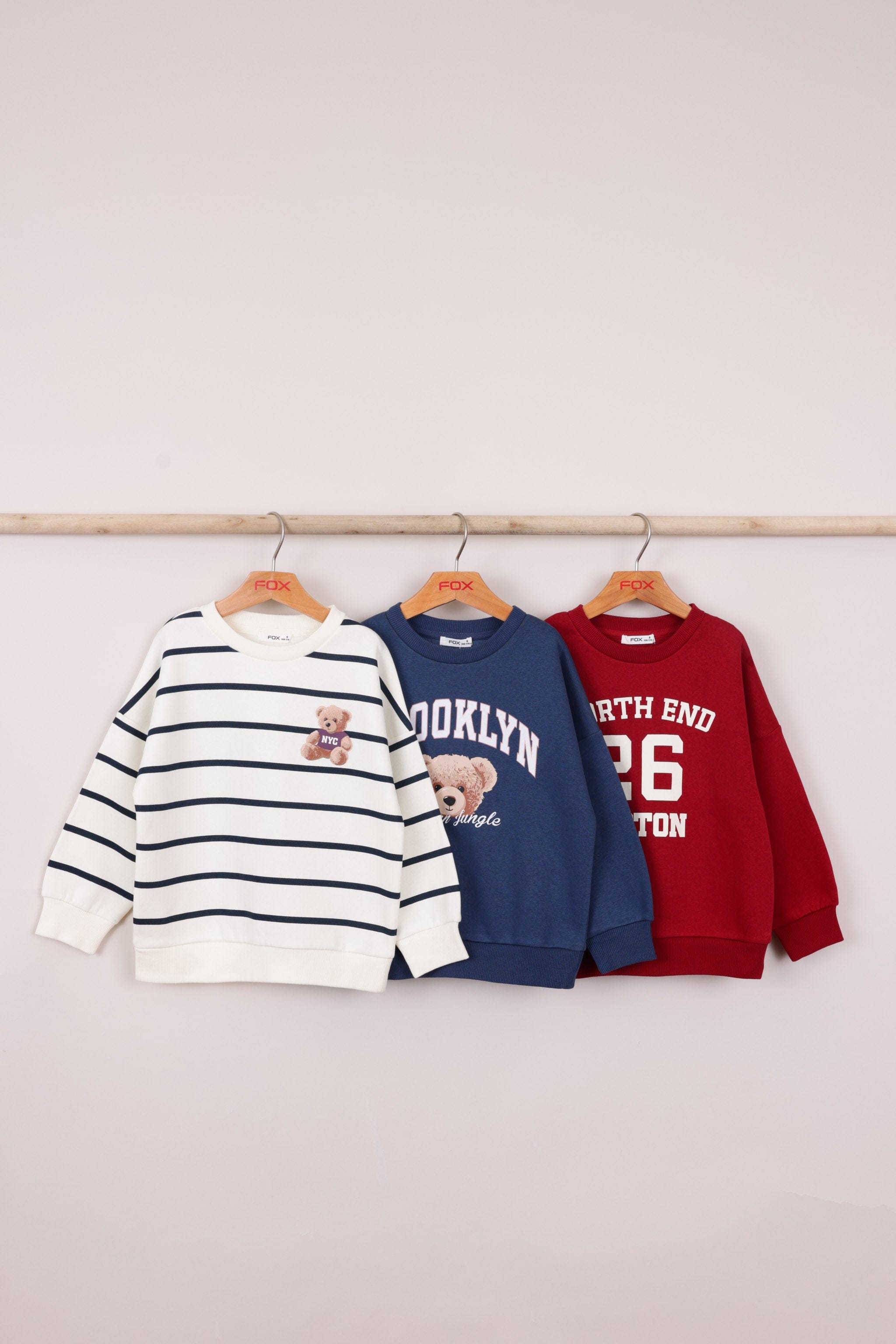 FOX FOX פוטרים פוטר עם דפוס 3PP פוטר עם דפוס 3PP