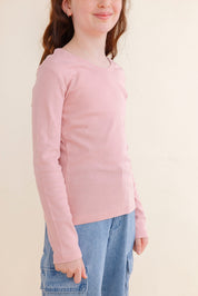 FOX בנות חולצה חולצת בייסיק V ריב FOX | חולצת בייסיק V ריב | קנה עכשיו