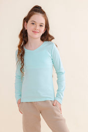 FOX בנות חולצה חולצת בייסיק V ריב FOX | חולצת בייסיק V ריב | קנה עכשיו