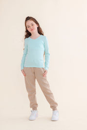 FOX בנות חולצה חולצת בייסיק V ריב FOX | חולצת בייסיק V ריב | קנה עכשיו