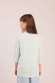 FOX בנות חולצה קצרה חולצה 3/4 עם הדפס חולצה 3/4 עם הדפס