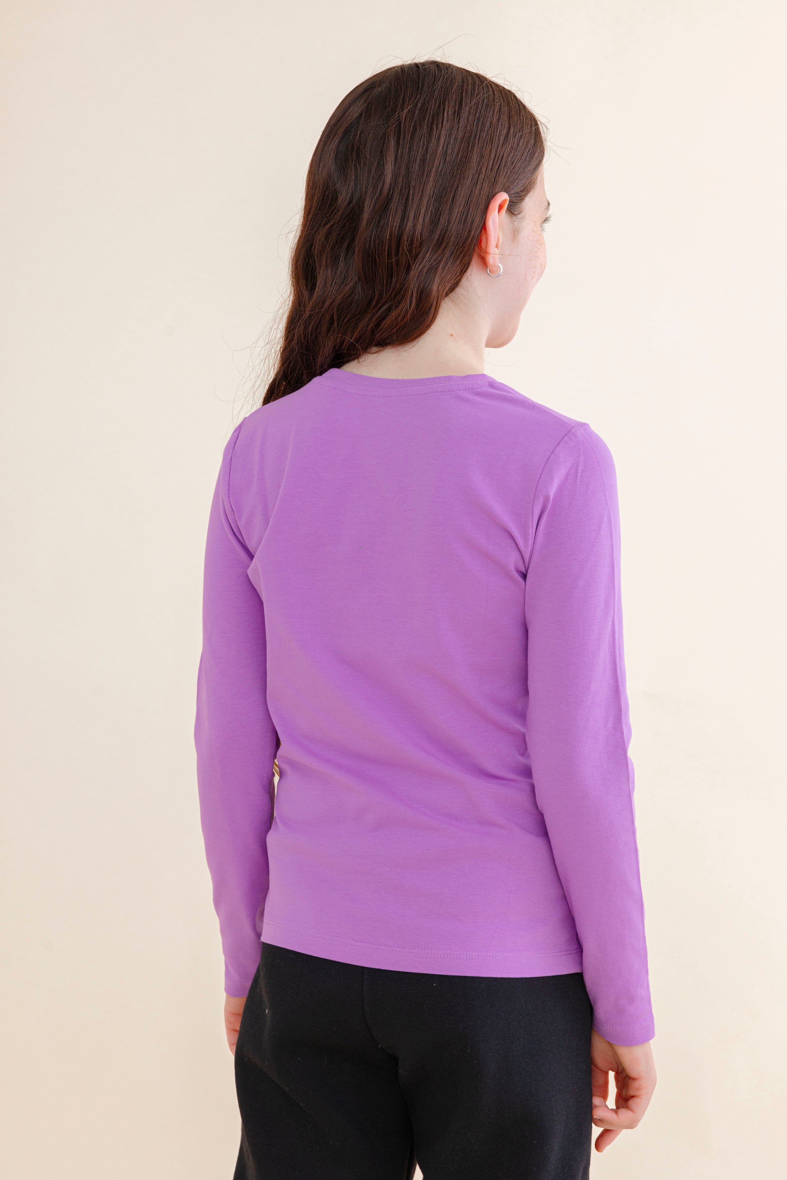 FOX בנות חולצה חולצת בייסיק V לייקרה FOX | חולצת בייסיק V לייקרה | קנה עכשיו