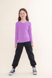 FOX בנות חולצה חולצת בייסיק V לייקרה FOX | חולצת בייסיק V לייקרה | קנה עכשיו