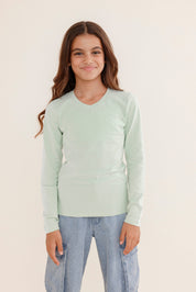 FOX בנות חולצה חולצת בייסיק V לייקרה FOX | חולצת בייסיק V לייקרה | קנה עכשיו