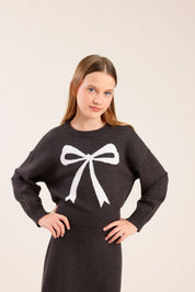 FOX בנות סריגים סריג סריג