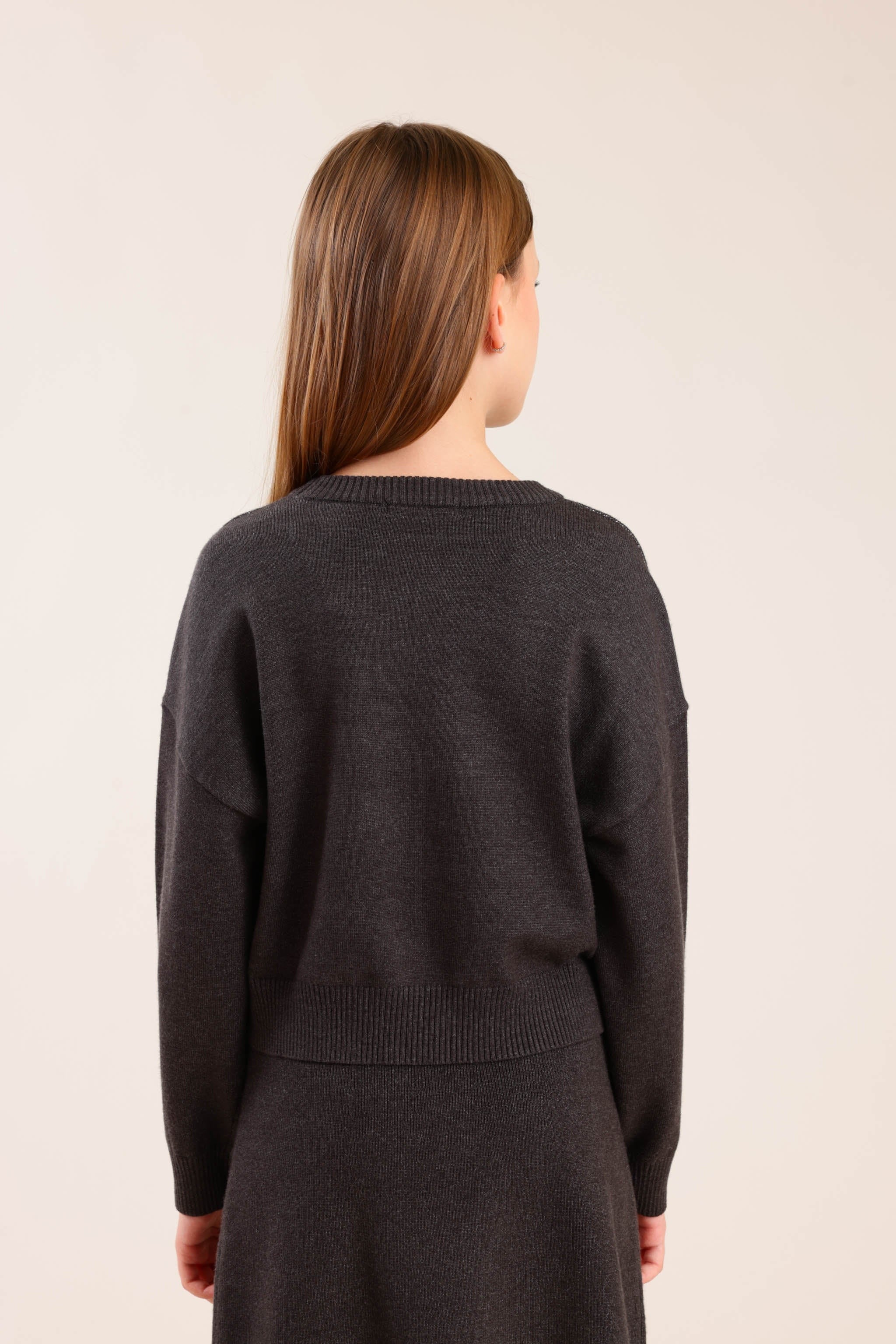 FOX בנות סריגים סריג סריג