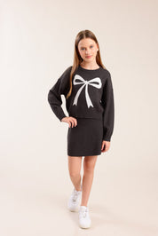 FOX בנות סריגים סריג סריג