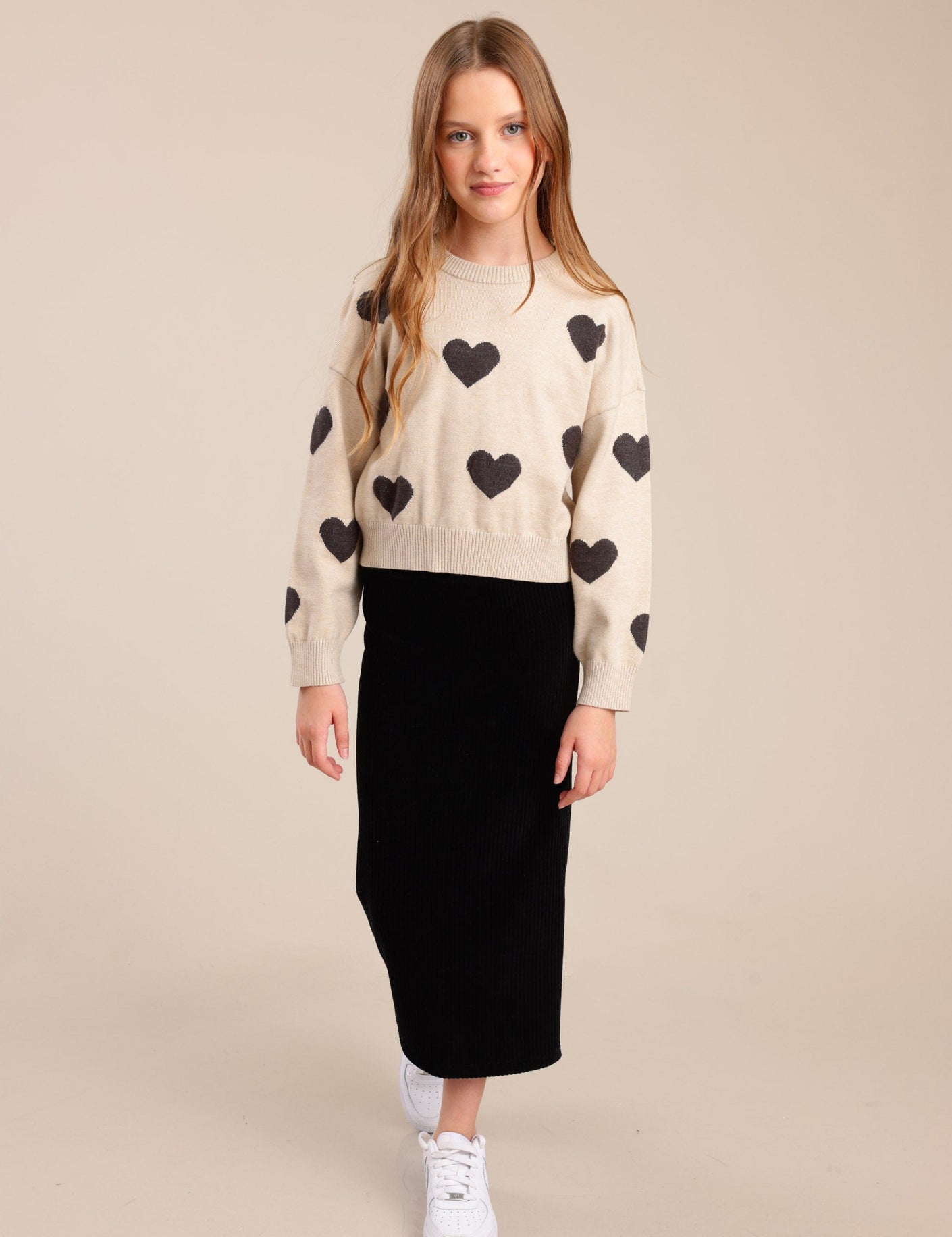 FOX בנות סריגים סריג סריג