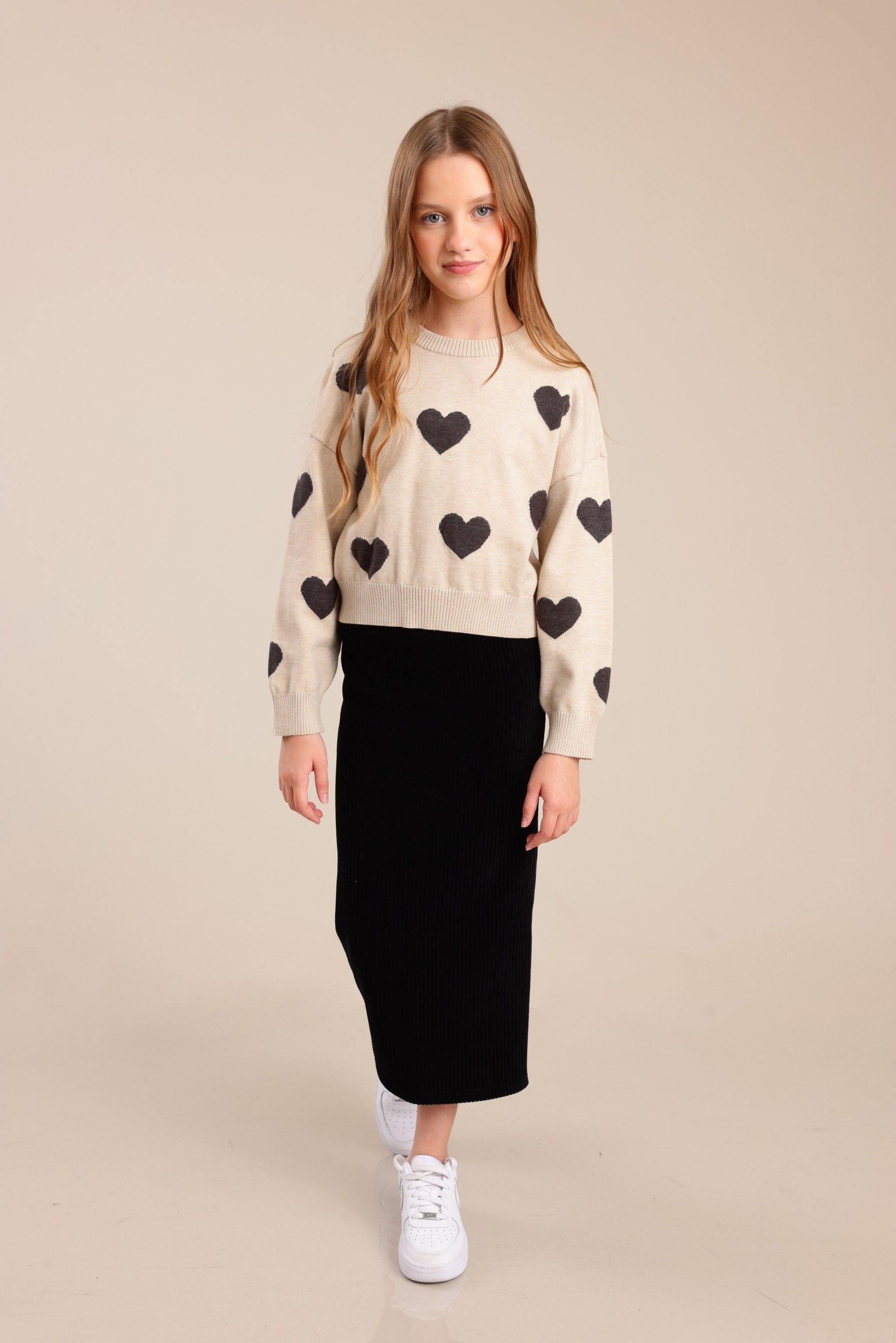 FOX בנות סריגים סריג סריג