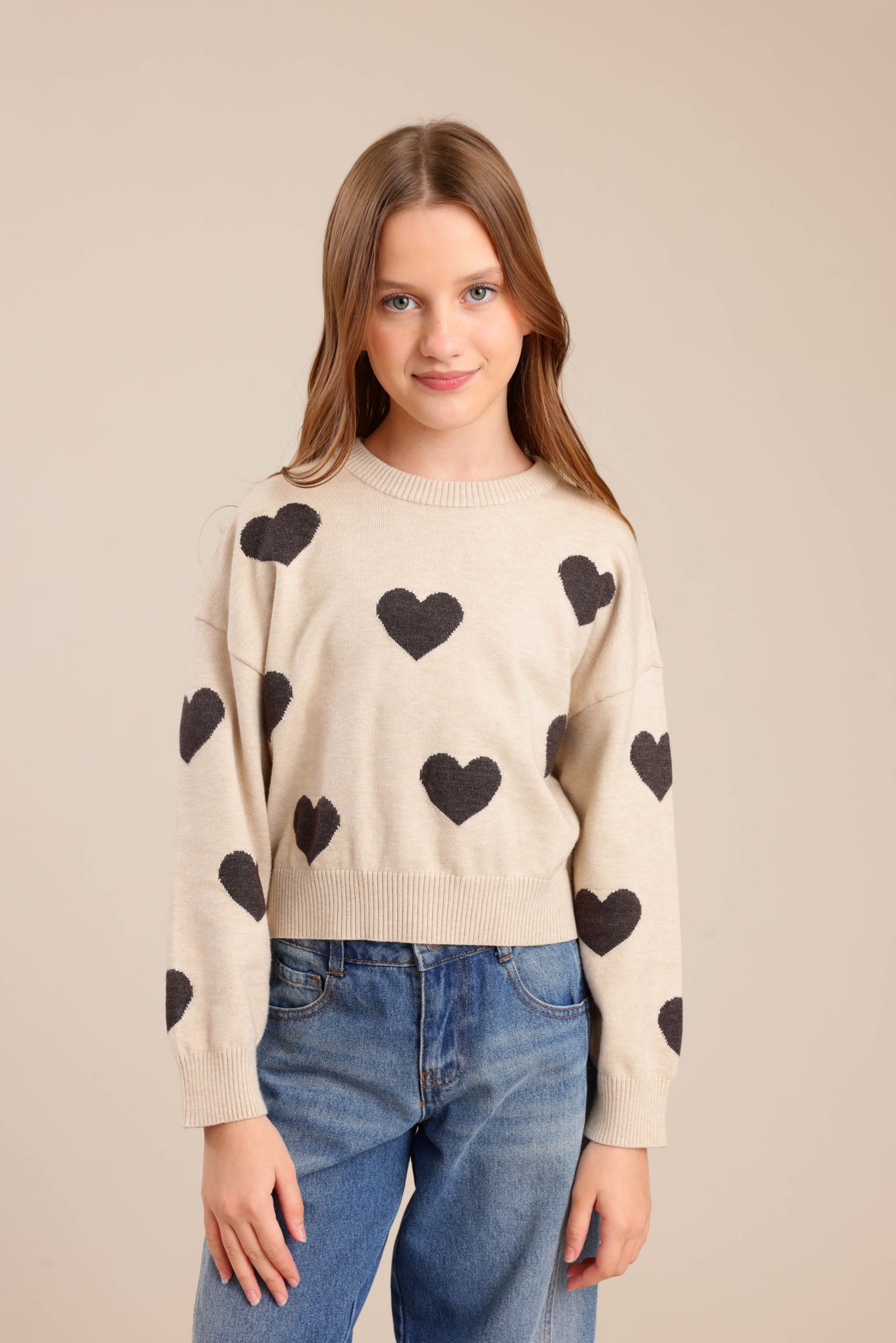 FOX בנות סריגים סריג סריג