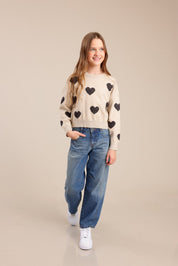 FOX בנות סריגים סריג סריג