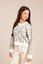 FOX בנות סריגים סריג סריג