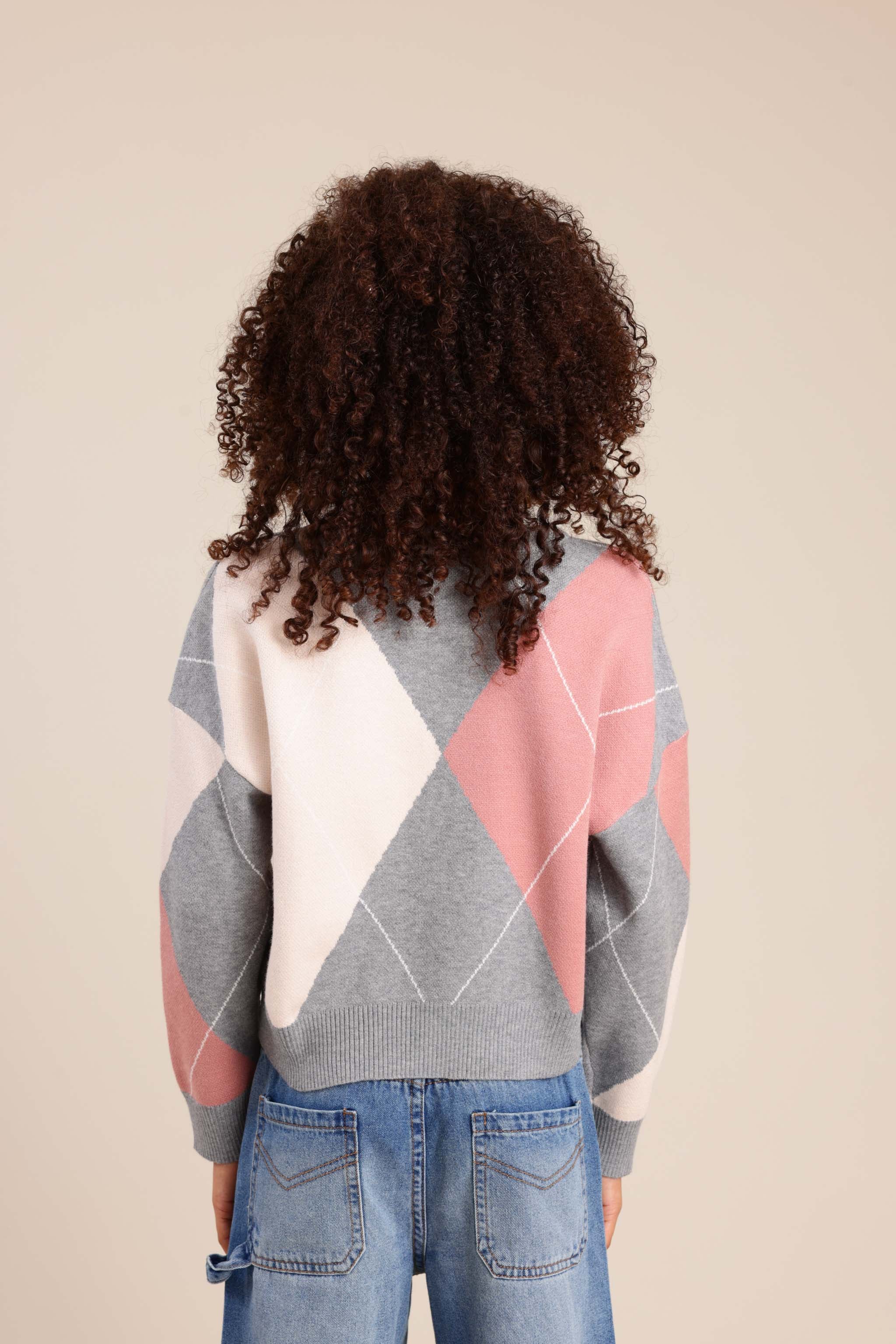 FOX בנות סריגים סריג סריג