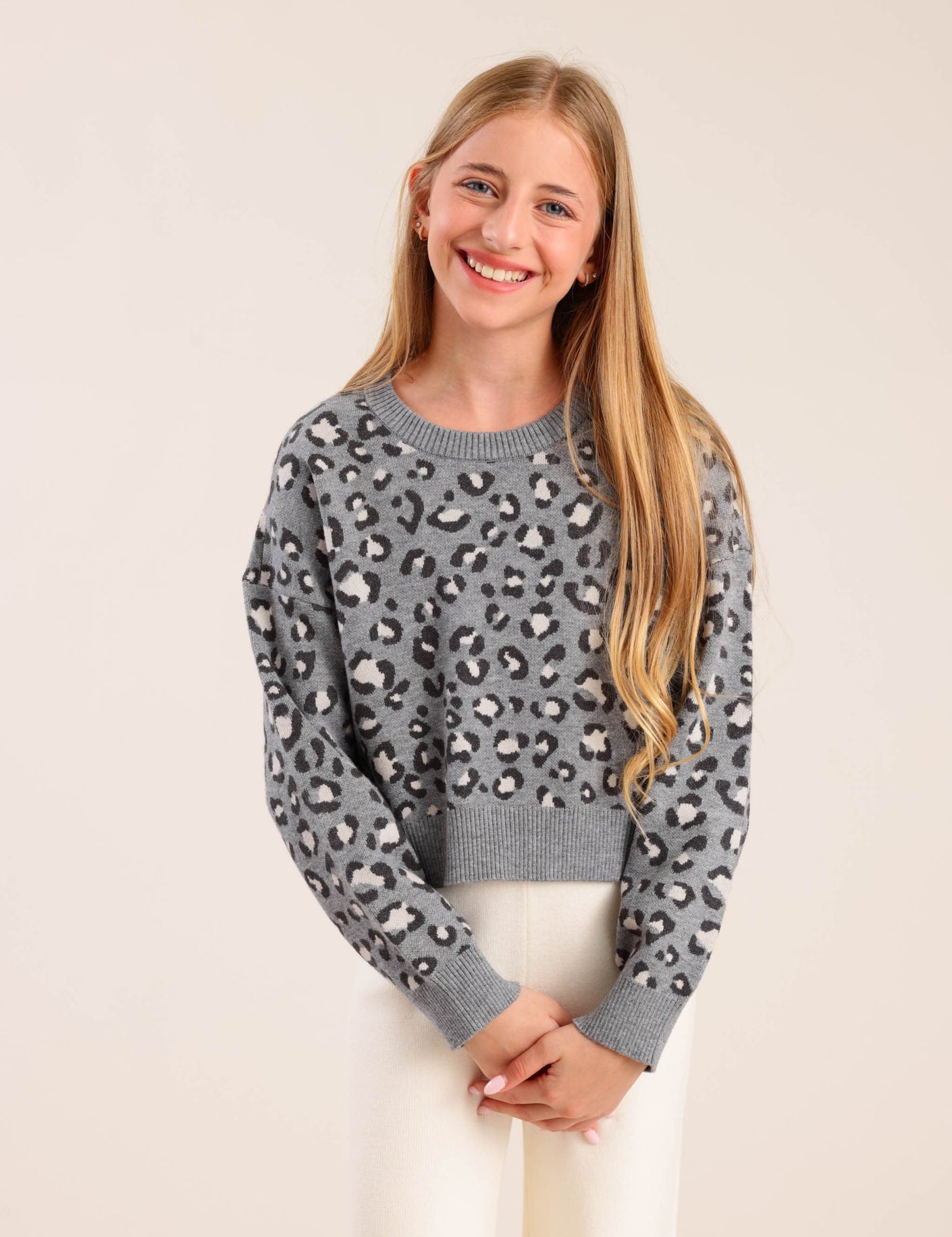 FOX בנות סריגים סריג סריג