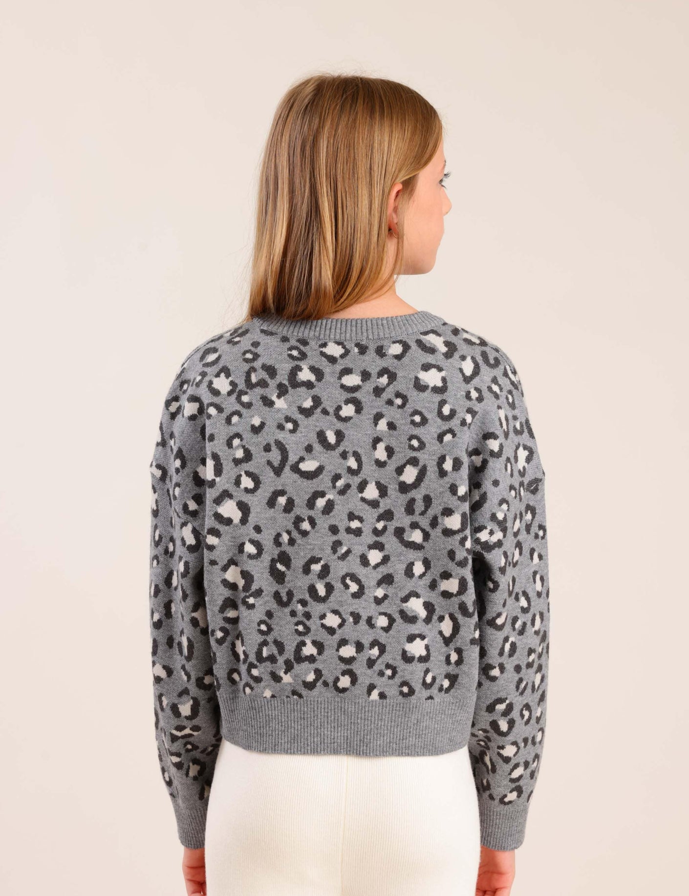 FOX בנות סריגים סריג סריג