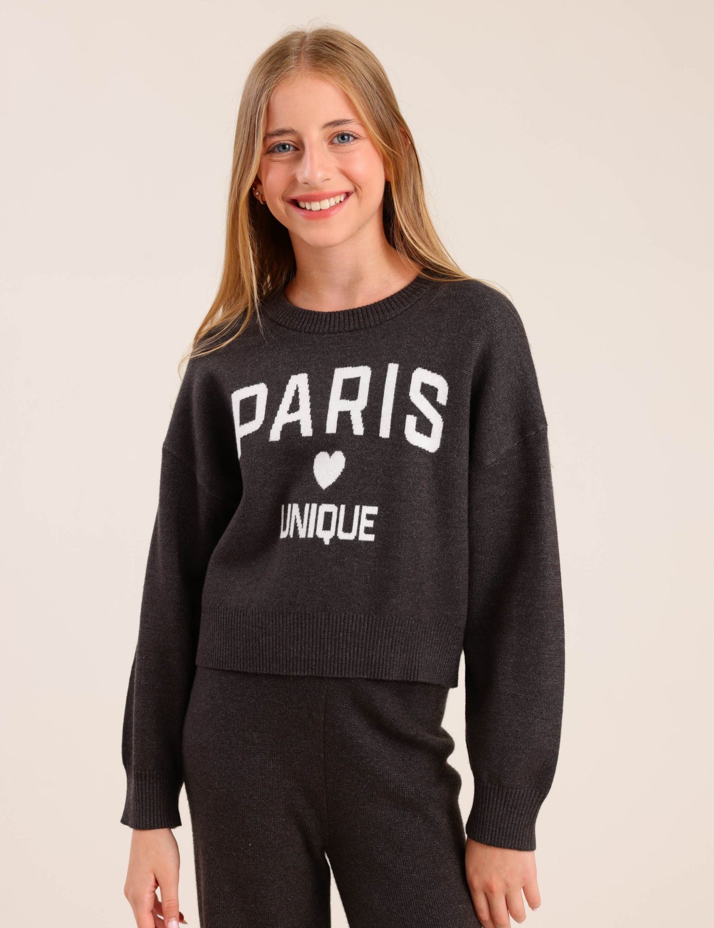 FOX בנות סריגים סריג סריג