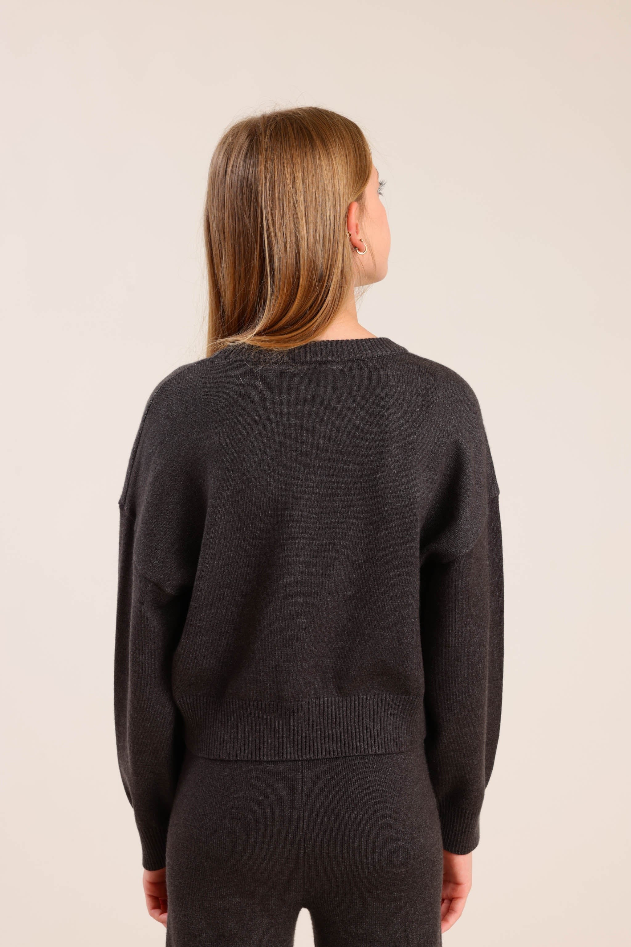 FOX בנות סריגים סריג סריג