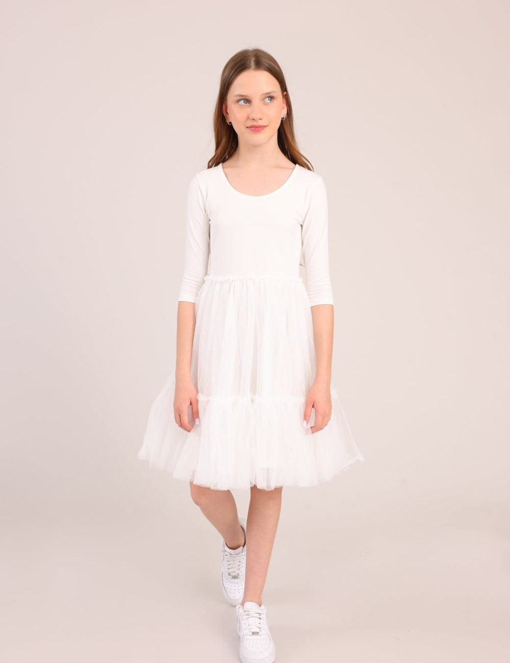 FOX בנות שמלה שמלה עם טול שמלה עם טול