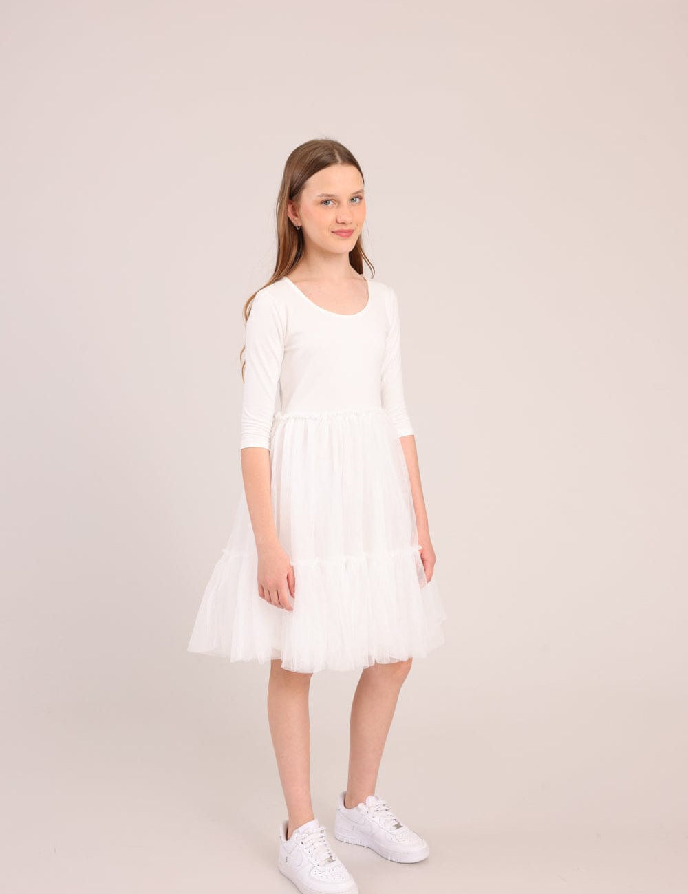 FOX בנות שמלה שמלה עם טול שמלה עם טול