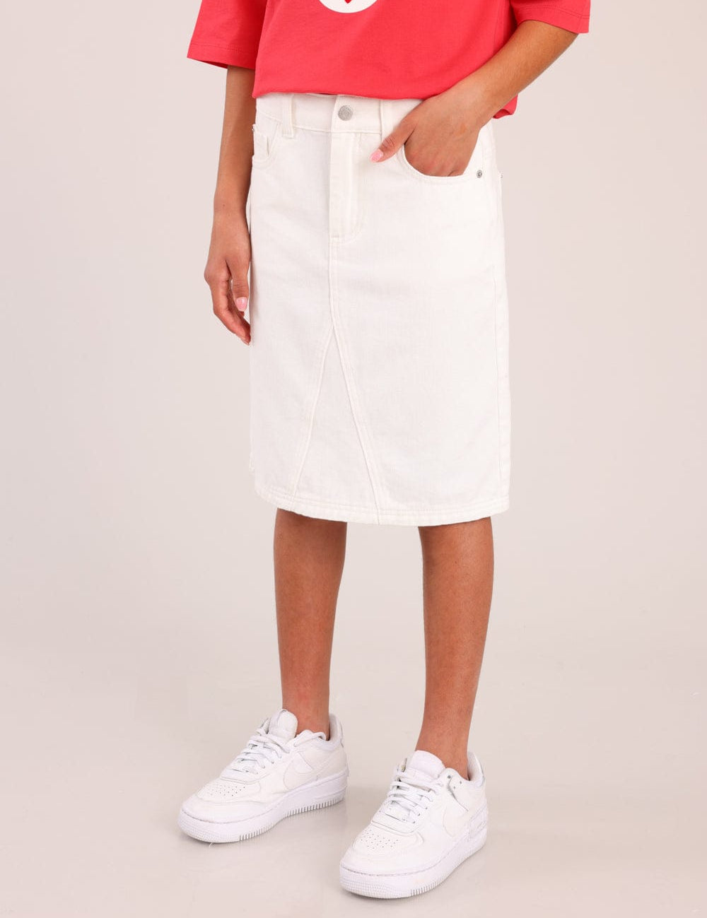 FOX בנות אחר חצאית ג'ינס חצאית ג'ינס