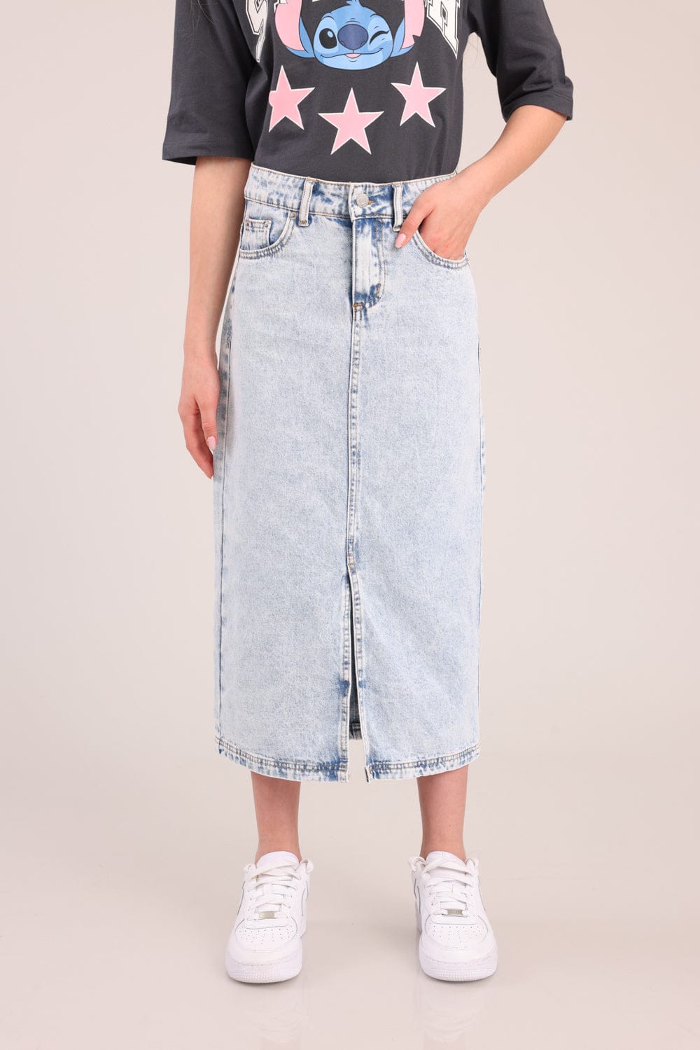 FOX בנות אחר חצאית ג'ינס חצאית ג'ינס