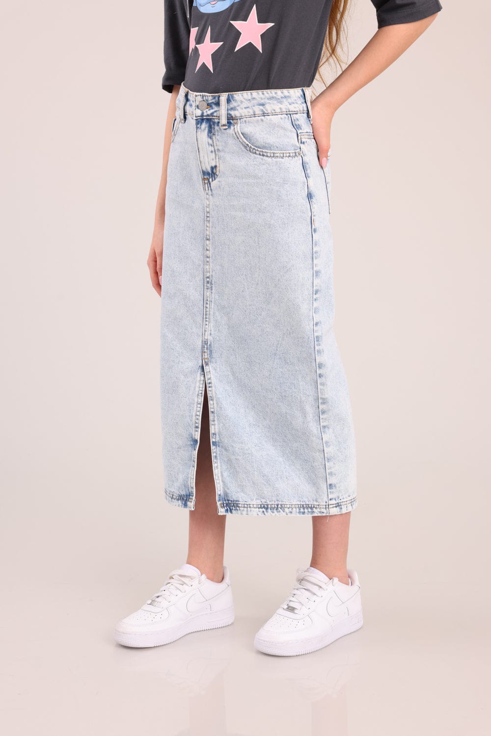 FOX בנות אחר חצאית ג'ינס חצאית ג'ינס