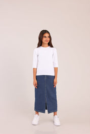 FOX בנות אחר חצאית ג'ינס חצאית ג'ינס