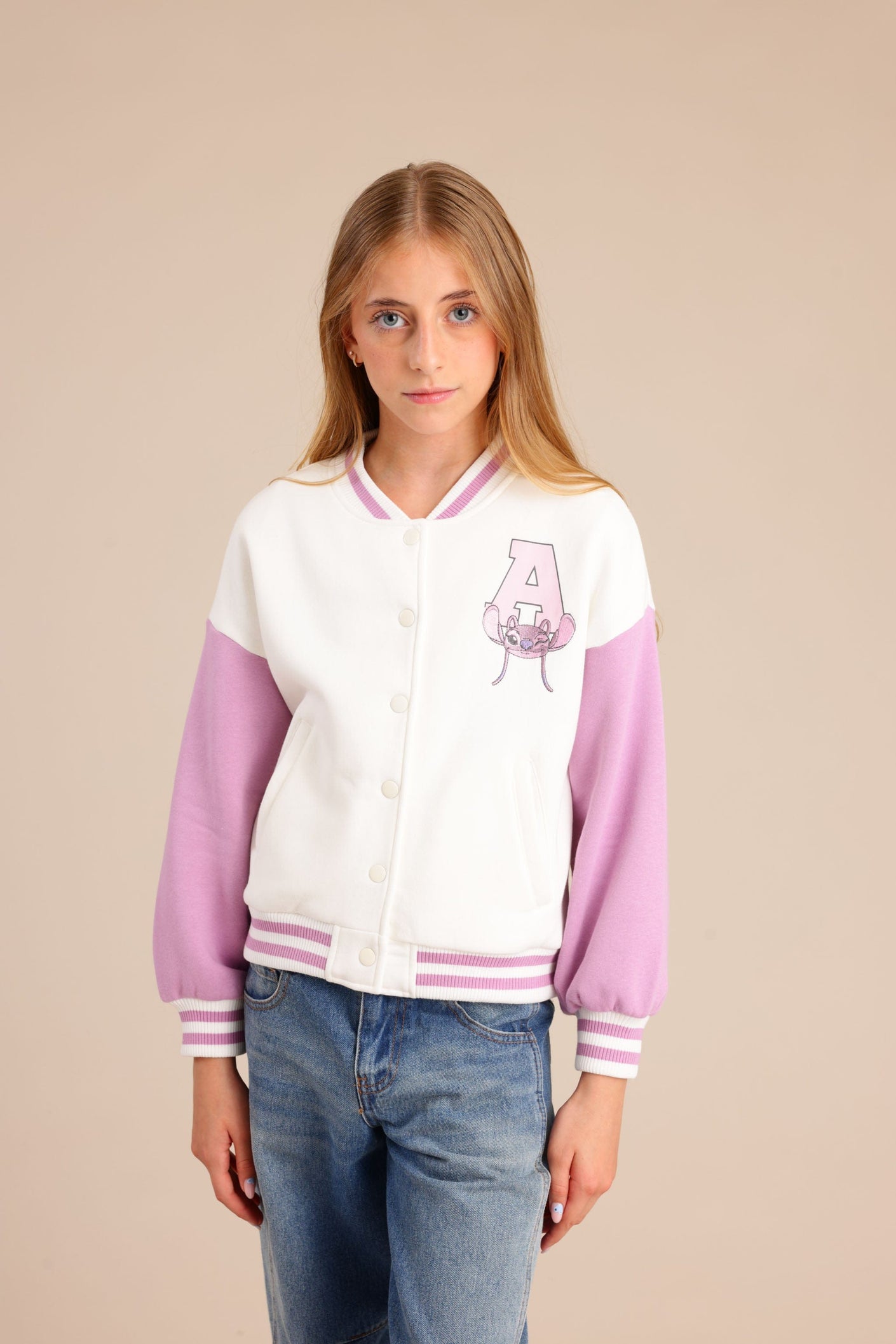 FOX בנות פוטרים פוטר קרדיגן ממותג סטיץ&#39; פוטר קרדיגן ממותג סטיץ&#39;