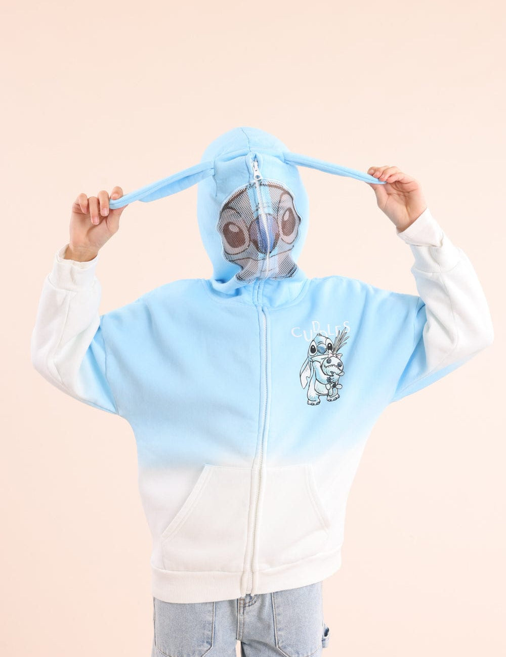 FOX בנות פוטרים קפוצ'ון פוטר מסיכה ממותג סטיץ' קפוצ'ון פוטר מסיכה ממותג סטיץ'