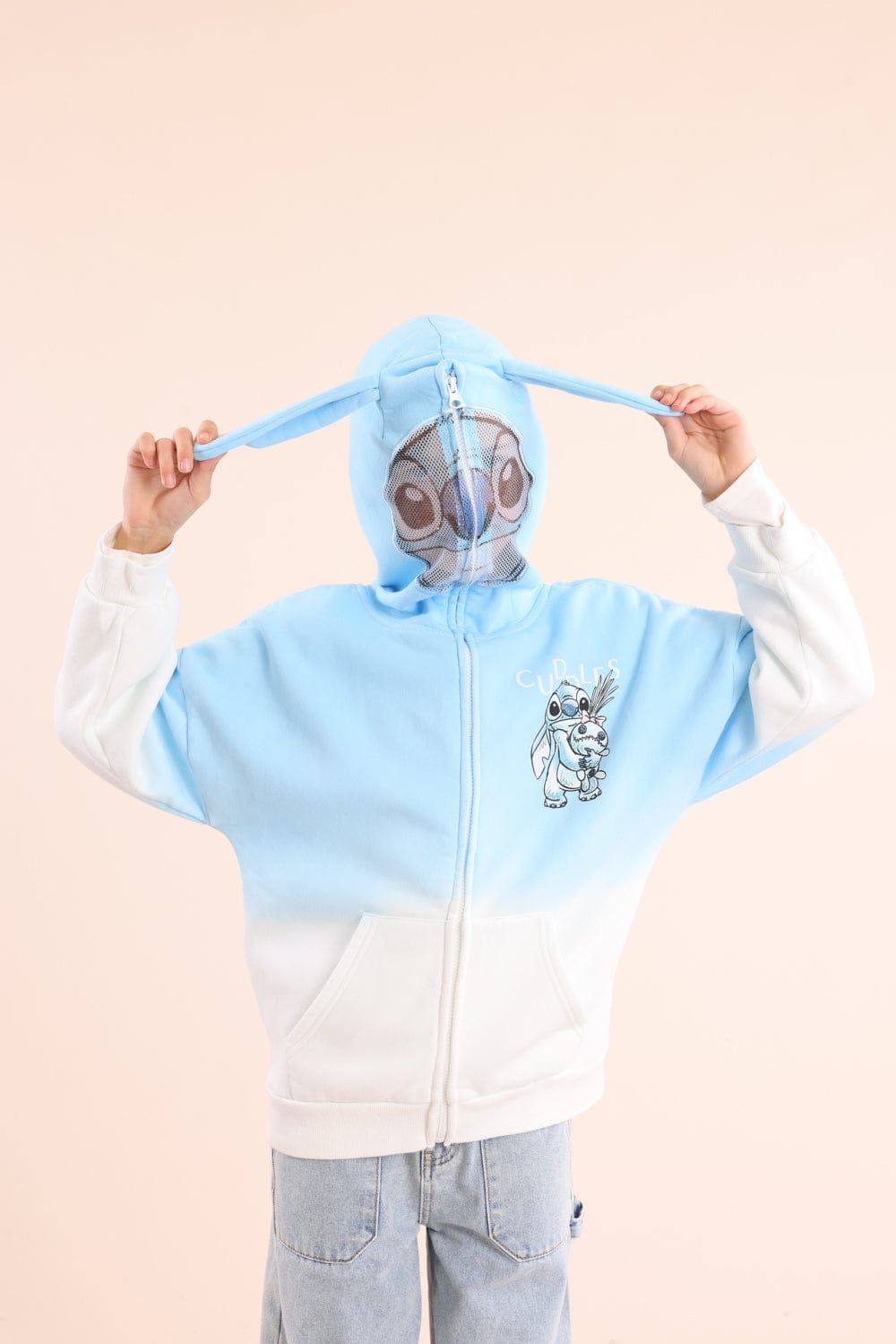 FOX בנות פוטרים קפוצ'ון פוטר מסיכה ממותג סטיץ' קפוצ'ון פוטר מסיכה ממותג סטיץ'