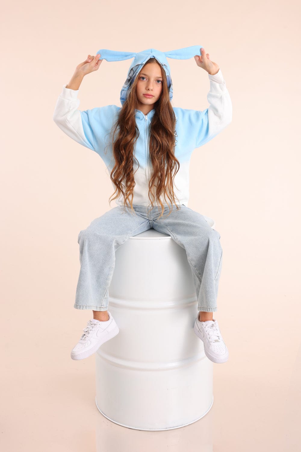 FOX בנות פוטרים קפוצ'ון פוטר מסיכה ממותג סטיץ' קפוצ'ון פוטר מסיכה ממותג סטיץ'