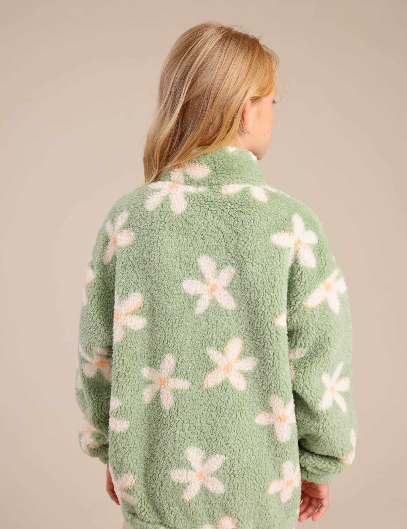 FOX בנות קרדיגן קרדיגן שרלינג עם הדפס פרחוני קרדיגן שרלינג עם הדפס פרחוני