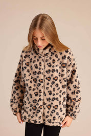 FOX בנות קרדיגן קרדיגן עם הדפס מנומר קרדיגן עם הדפס מנומר