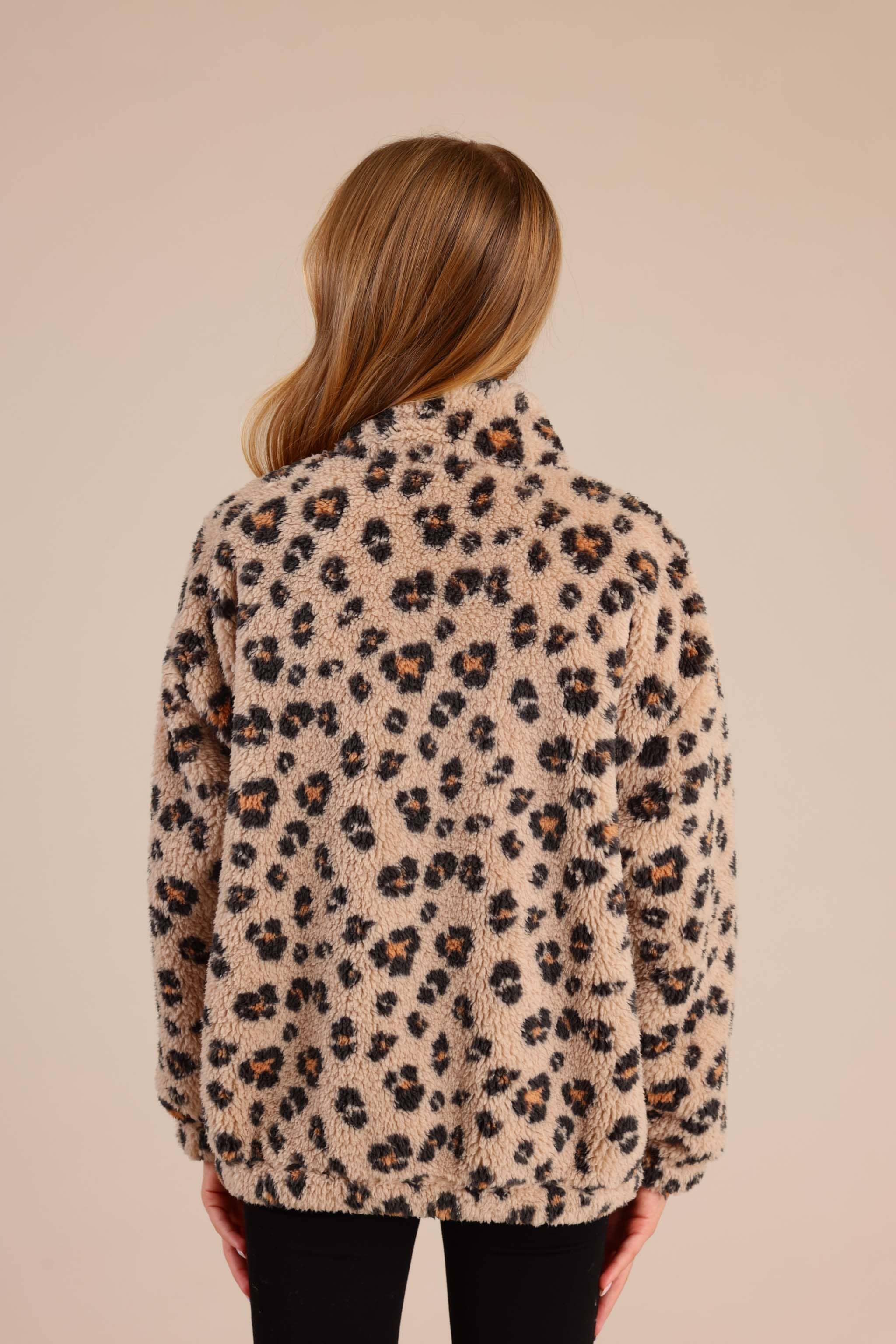 FOX בנות קרדיגן קרדיגן עם הדפס מנומר קרדיגן עם הדפס מנומר