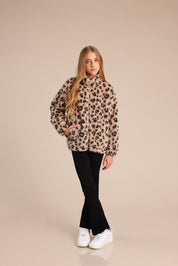 FOX בנות קרדיגן קרדיגן עם הדפס מנומר קרדיגן עם הדפס מנומר