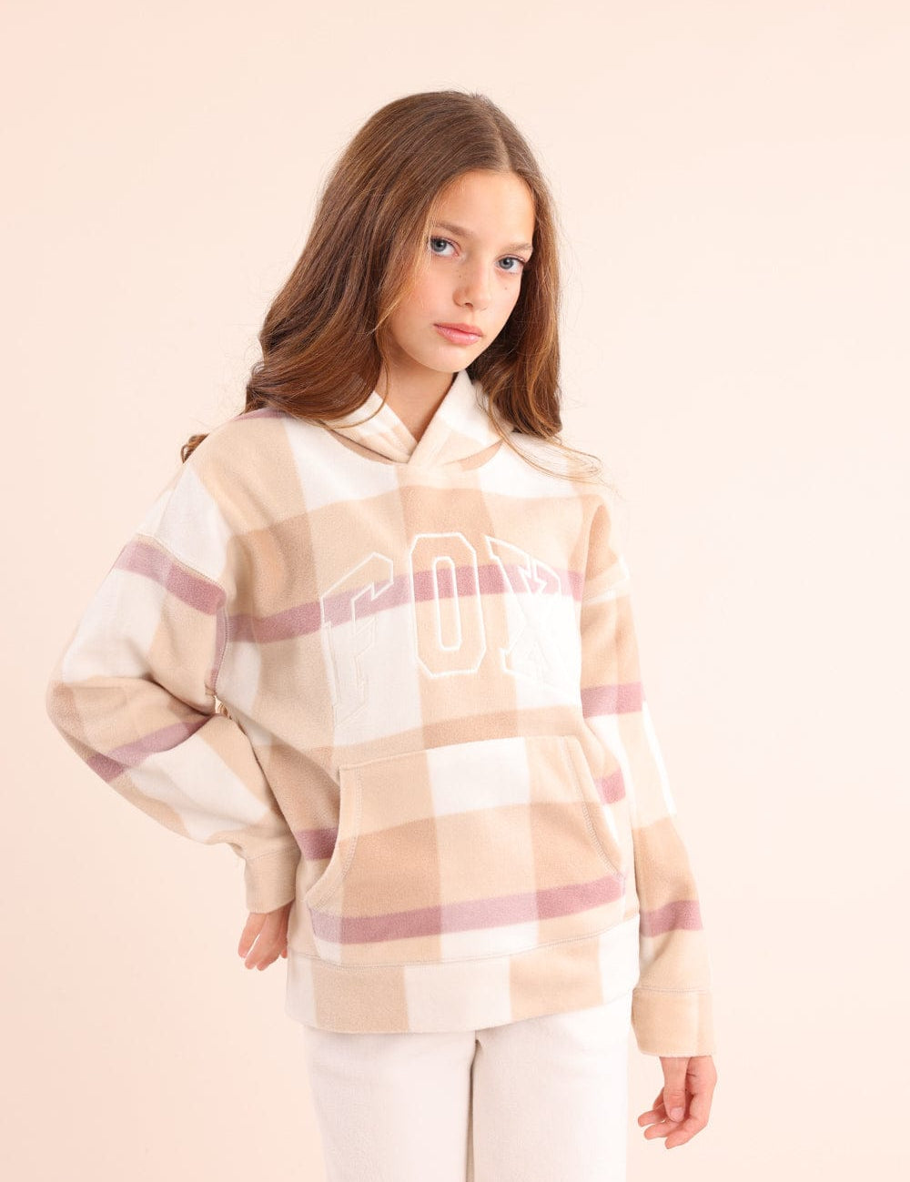 FOX בנות פליזים קפוצ'ון פליז פוקס קפוצ'ון פליז פוקס