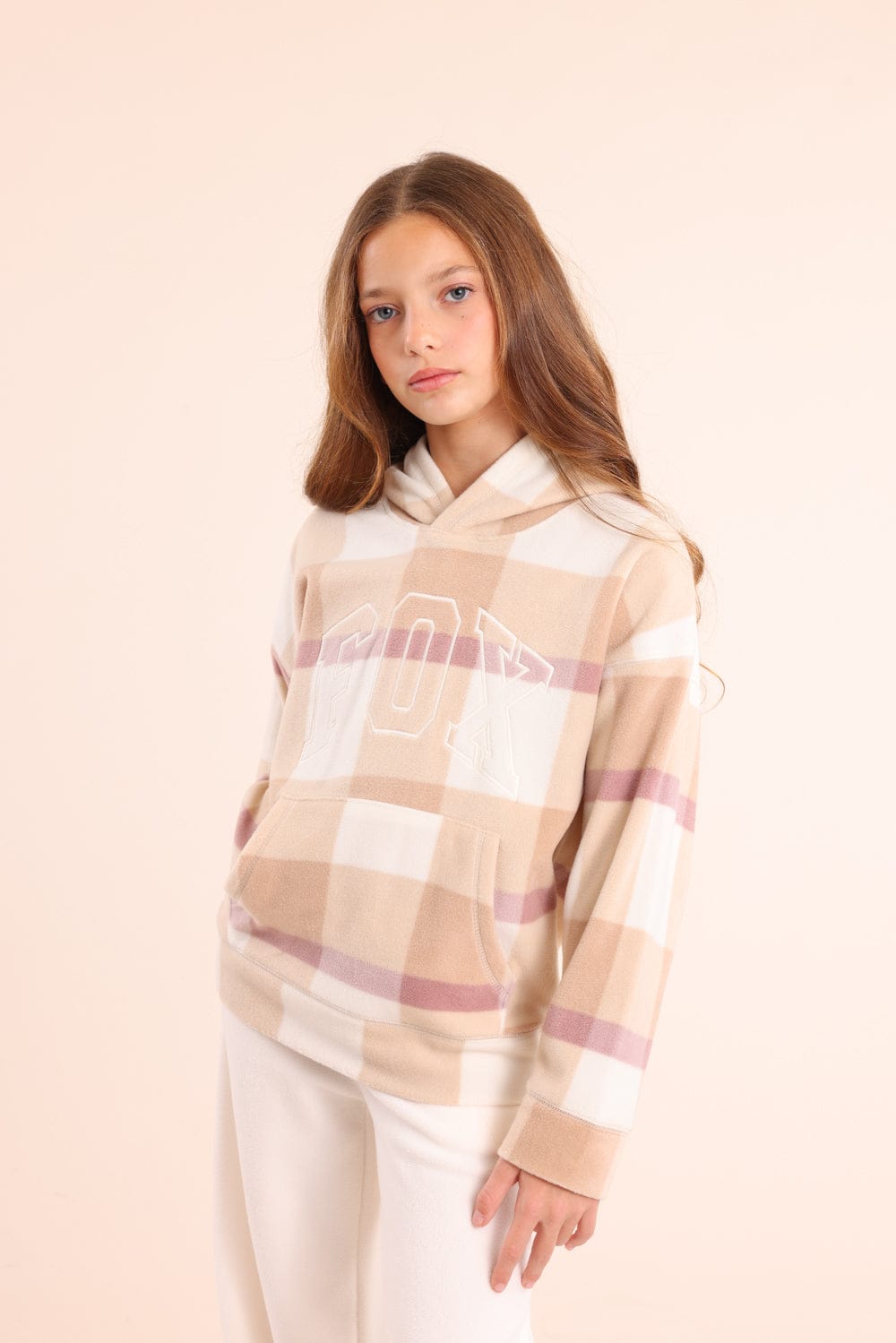 FOX בנות פליזים קפוצ'ון פליז פוקס קפוצ'ון פליז פוקס