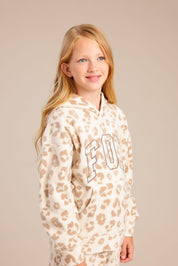 FOX בנות פליזים קפוצ'ון פליז פוקס קפוצ'ון פליז פוקס