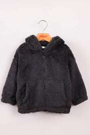 FOX FOX אחר קרדיגן פליז אוזניים קרדיגן פליז אוזניים