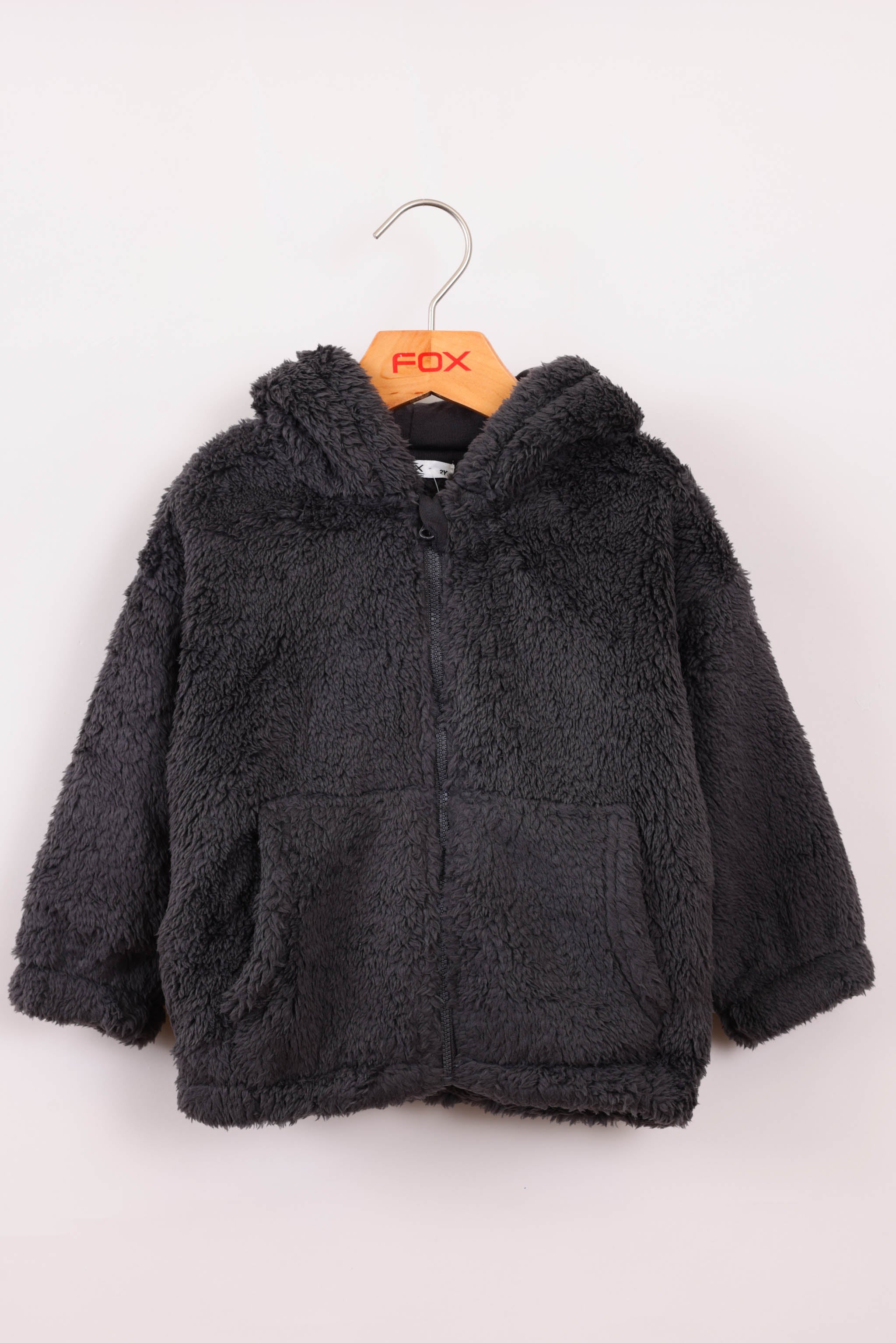 FOX FOX אחר קרדיגן פליז אוזניים קרדיגן פליז אוזניים