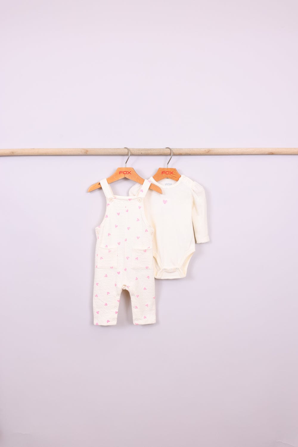 FOX NB אחר סט N.B בגד גוף ואוברול סט N.B בגד גוף ואוברול