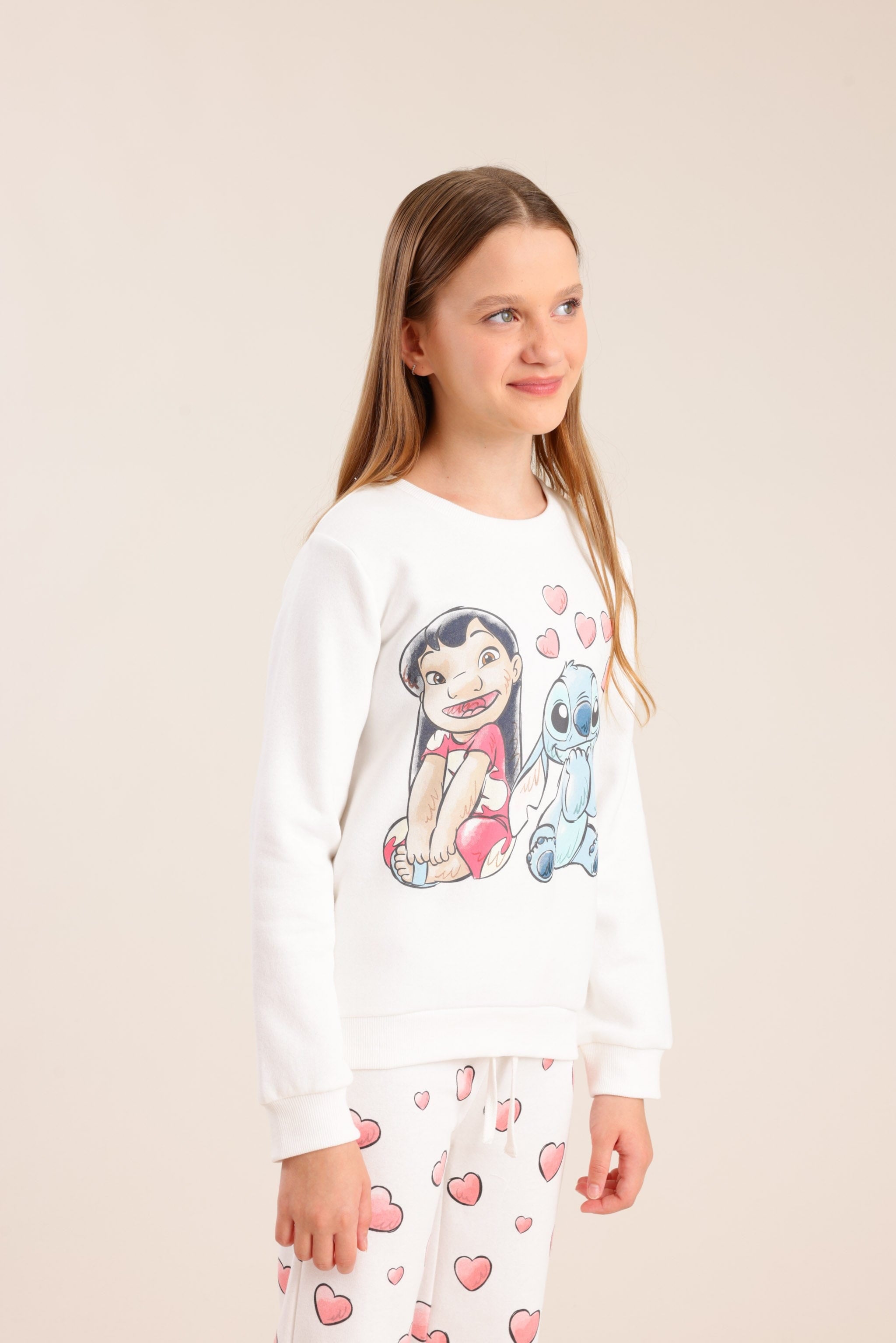 FOX בנות אחר פיג'מה ממותגת סטי'ץ פיג'מה ממותגת סטי'ץ