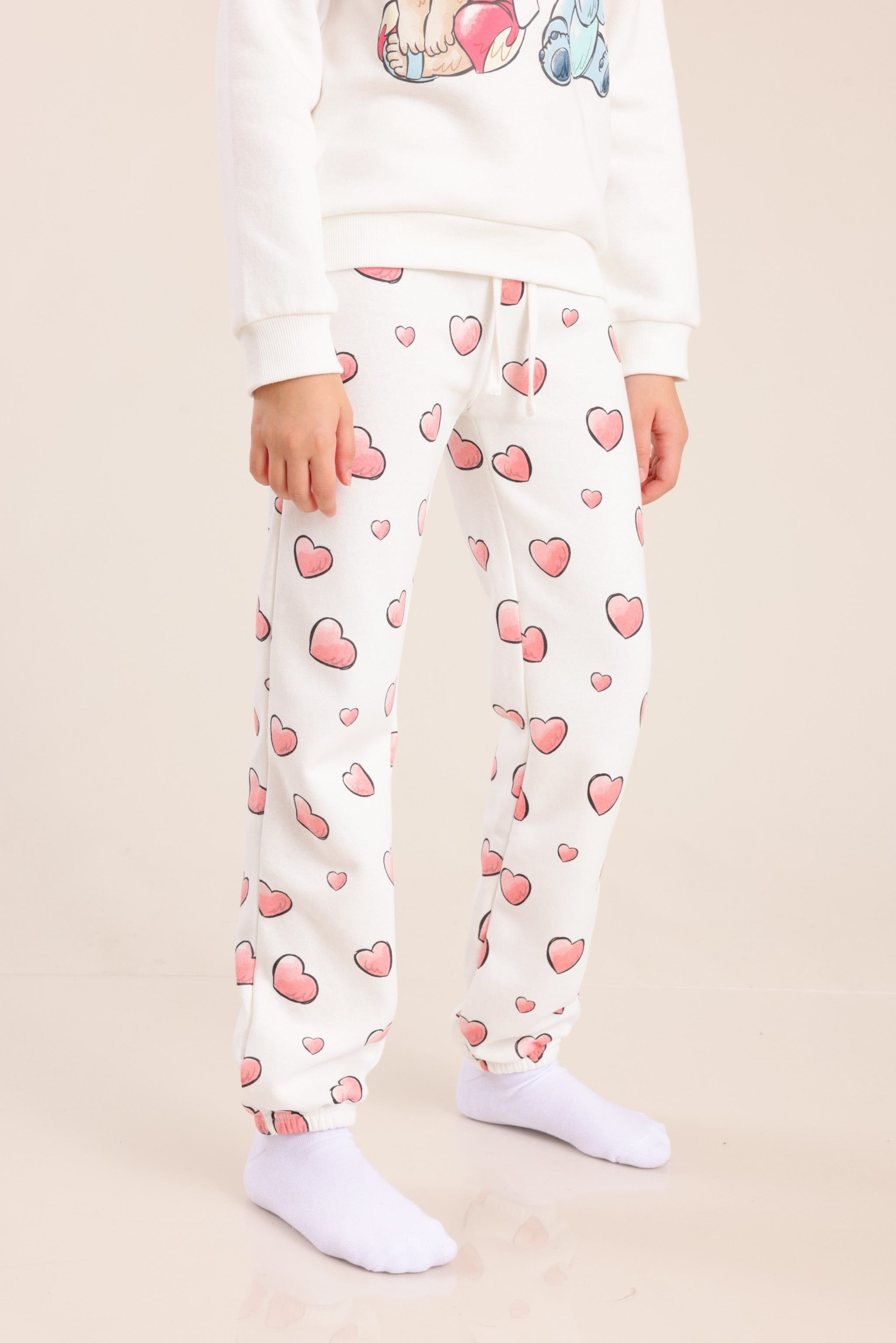 FOX בנות אחר פיג'מה ממותגת סטי'ץ פיג'מה ממותגת סטי'ץ