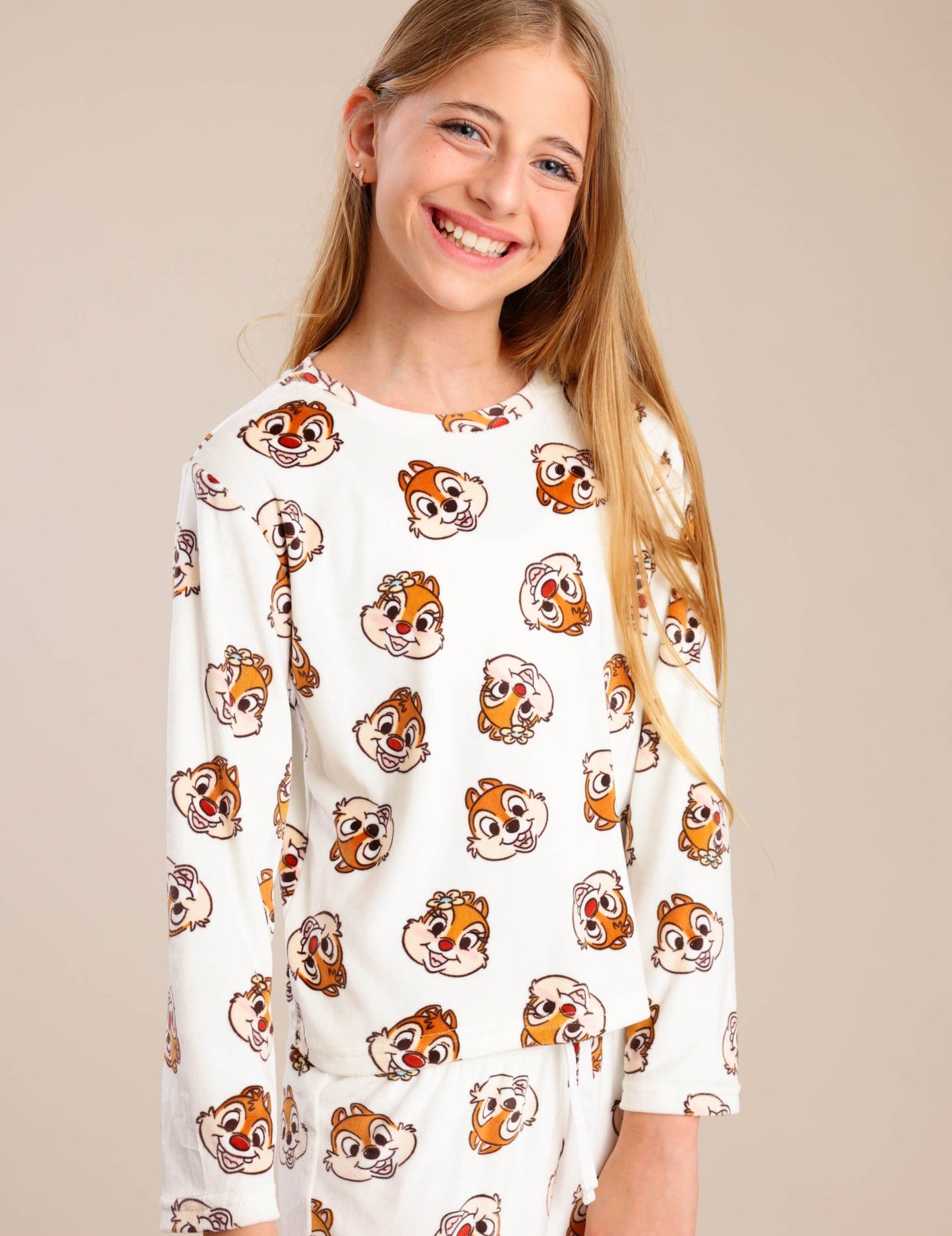 FOX בנות אחר פיג'מה קטיפה ממותגת דיסני פיג'מה קטיפה ממותגת דיסני